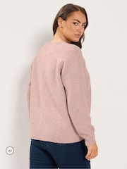 Yours Curve Pink Shrug Cardigan - Image 3 of 6