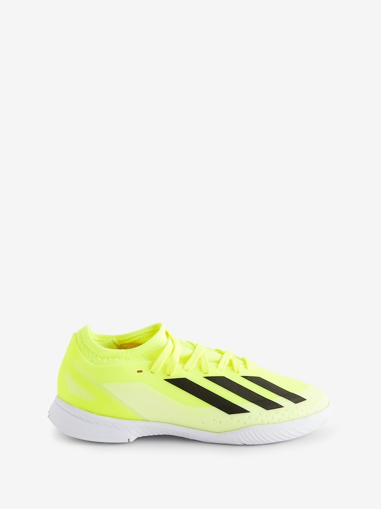 adidas Yellow Football X Crazyfast League Indoor Kids Boots - Image 1 of 5