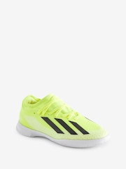 adidas Yellow Football X Crazyfast League Indoor Kids Boots - Image 2 of 5