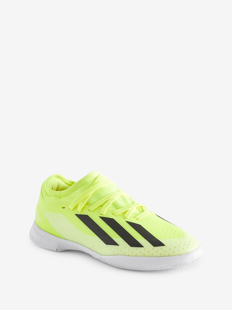 adidas Yellow Football X Crazyfast League Indoor Kids Boots - Image 2 of 5