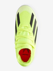 adidas Yellow Football X Crazyfast League Indoor Kids Boots - Image 3 of 5