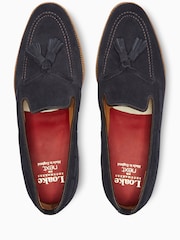 Navy Blue Loake For Next Suede Loafers - Image 4 of 5