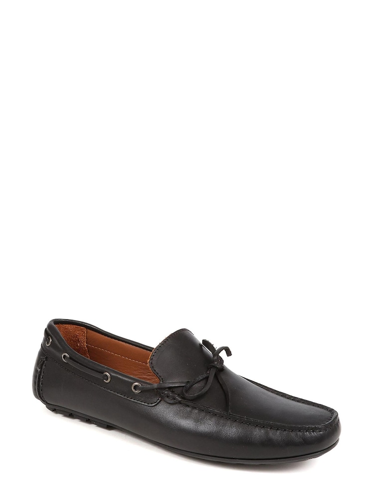 Jones Bootmaker Percival Casual Black Moccasins - Image 2 of 5