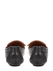 Jones Bootmaker Percival Casual Black Moccasins - Image 3 of 5