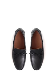 Jones Bootmaker Percival Casual Black Moccasins - Image 4 of 5
