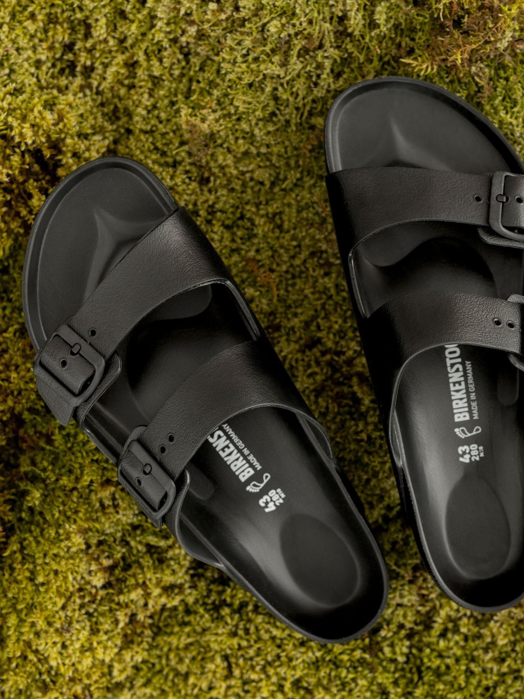 Black Birkenstock Arizona EVA Crocus Sandals