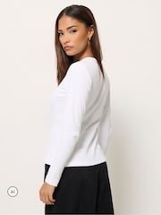 PixieGirl Petite Ribbed Cotton Tops 2 Pack - Bilde 4 av 10