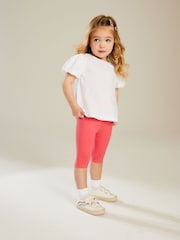 Bright Pink Cropped Leggings (3mths-7yrs) - Image 1 of 7