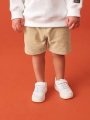 Ecru Off White Oversized 100% Cotton Sweatshirt and Shorts Set (3mths-7yrs) - Image 4 of 9