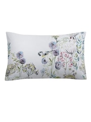 Voyage White Morning Chorus 100% Cotton Pillowcases - Image 2 of 2