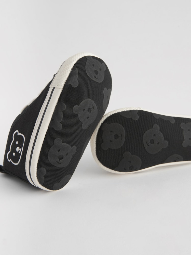 Black Bear High Top Lace-Up Baby Trainers (0-24mths) - Image 4 of 5