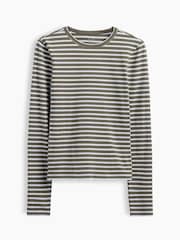 Gap Brown Stripe Close Knit Jersey T-Shirt - Image 5 of 5