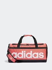 adidas Blush Pink Medium Essentials Linear Duffel Bag - Image 3 of 5