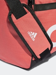 adidas Blush Pink Medium Essentials Linear Duffel Bag - Image 4 of 5