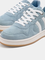 Yours Curve Blue Padded Lace Up Trainers In Wide E Fit - Image 4 of 5