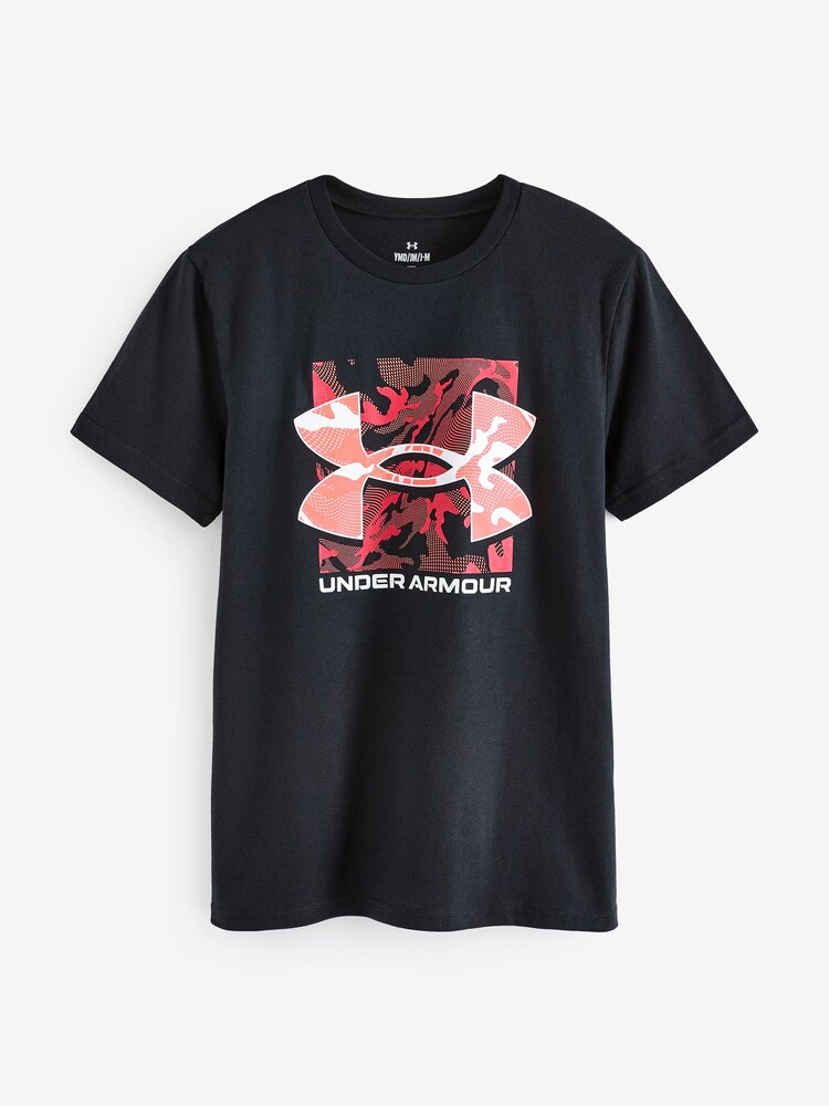 Under Armour Box Logo Camo Black T-Shirt - Image 1 of 2