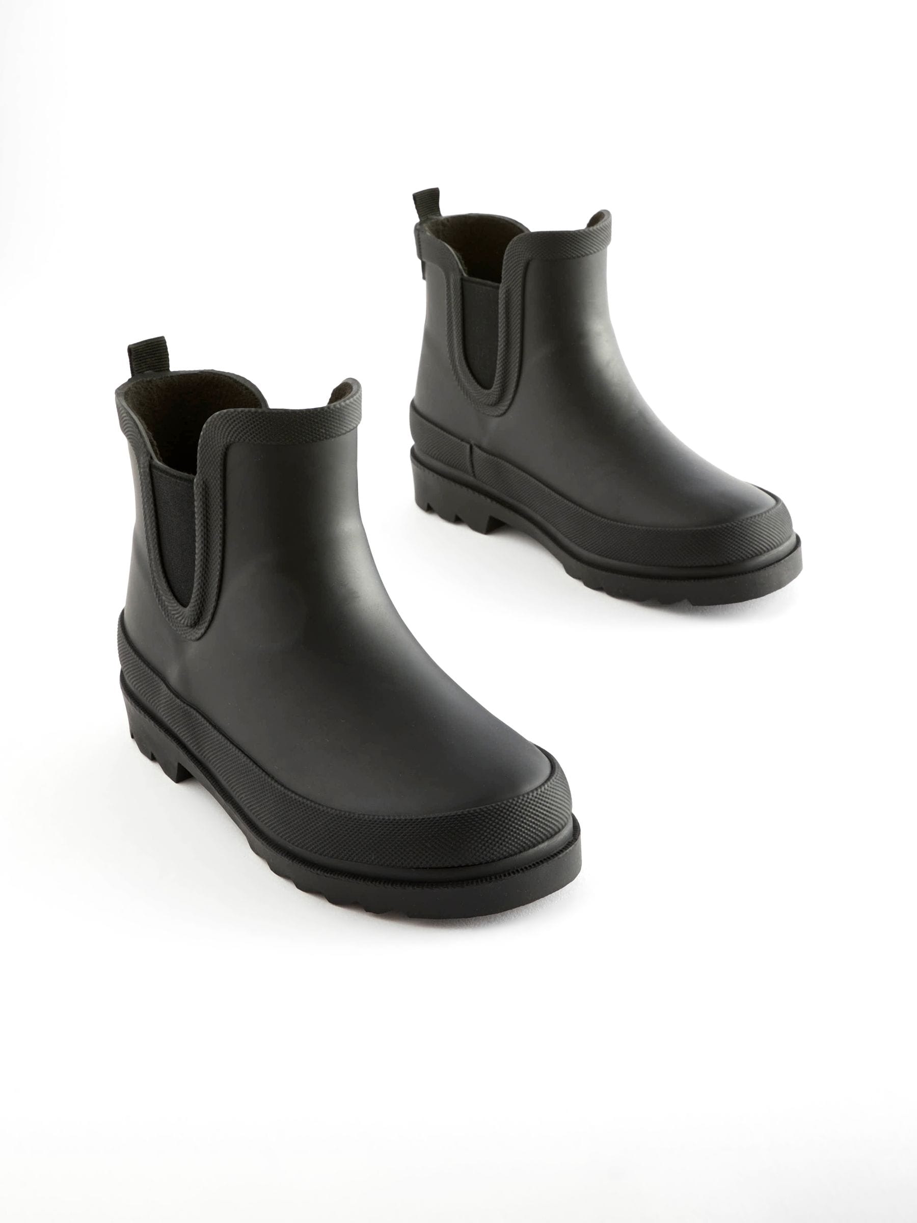 Buy Black Warm Lined Ankle Wellies from Next Austria