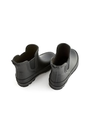 Black Warm Lined Ankle Wellies - Image 3 of 5