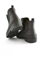 Black Warm Lined Ankle Wellies - Image 4 of 5