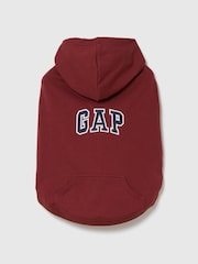 Gap Burgundy Red Logo Pet Hoodie - Image 2 of 3