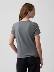 Gap Slate Grey Favourite Crew Neck T-Shirt - Image 2 of 5