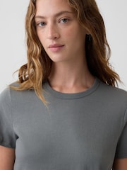Gap Slate Grey Favourite Crew Neck T-Shirt - Image 4 of 5