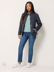 M&Co Blue Petite Quilted Jacket - Image 2 of 6