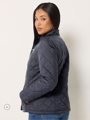 M&Co Blue Petite Quilted Jacket - Image 3 of 6