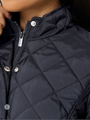 M&Co Blue Petite Quilted Jacket - Image 4 of 6