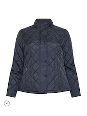 M&Co Blue Petite Quilted Jacket - Image 5 of 6