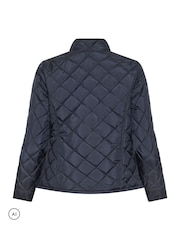 M&Co Blue Petite Quilted Jacket - Image 6 of 6