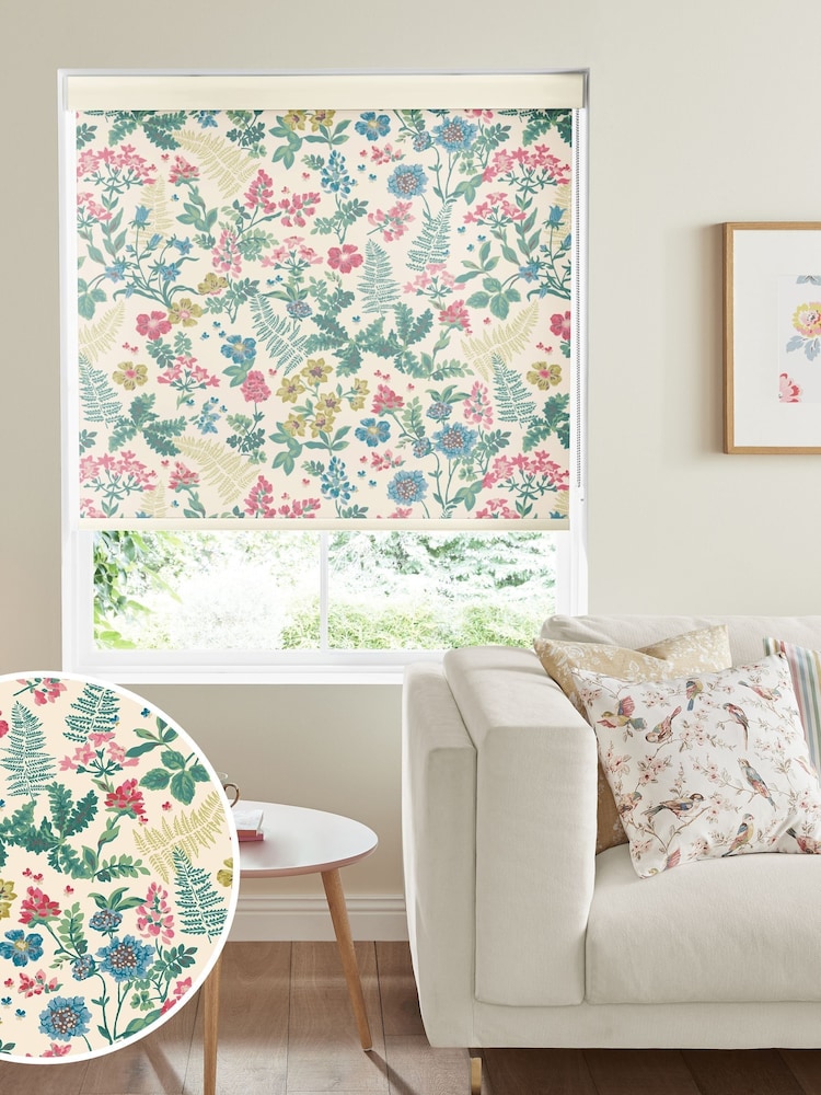 Cath Kidston Green Twilight Garden Multi Made To Measure Roller Blind - Image 1 of 4