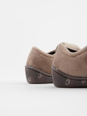 Brown Bear Touch Fastening Cupsole Slippers - Image 3 of 5