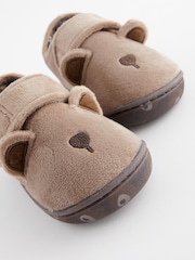 Brown Bear Touch Fastening Cupsole Slippers - Image 5 of 5