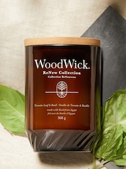 Woodwick Natural ReNew Large Tomato Leaf Basil Scented Candle - Image 1 of 5