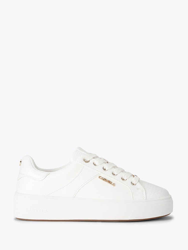 Carvela White Gia Trainers - Image 1 of 4 Carvela White Gia Trainers - Image 1 of 4