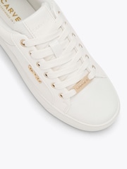 Carvela White Gia Trainers - Image 3 of 4