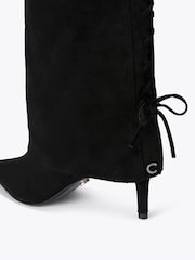 Carvela Black Vittoria Cuff Suede Knee Boots - Image 5 of 5