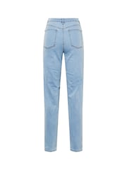 Long Tall Sally Blue Diamante Embellished Pocket UNA Stretch Mom Jeans - Image 5 of 5