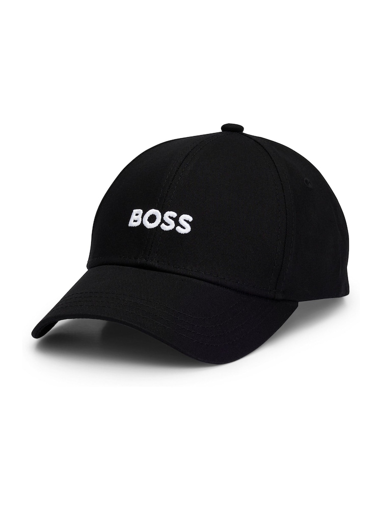 BOSS Black 100% Cotton Embroidered Logo Cap - Image 1 of 5