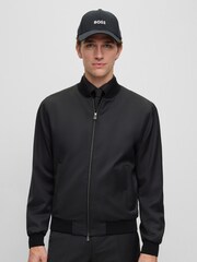 BOSS Black 100% Cotton Embroidered Logo Cap - Image 4 of 5