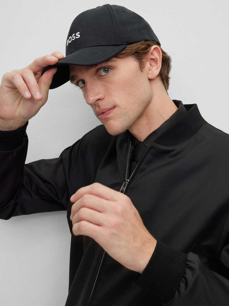 BOSS Black 100% Cotton Embroidered Logo Cap - Image 5 of 5