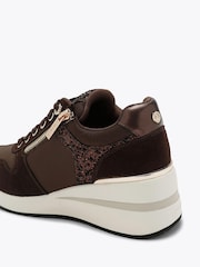 Carvela Brown High Rise Embellished Trainers - Image 3 of 4