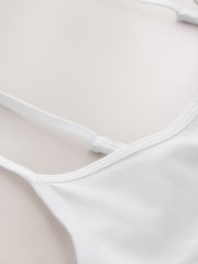 White Thin Strap Vest - Image 6 of 7