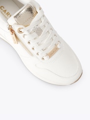 Carvela White High Rise Trainers - Image 4 of 4