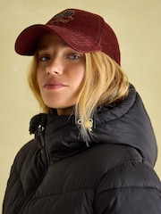Joules Moorsdale Black Mid Length Showerproof Padded Coat - Image 6 of 7