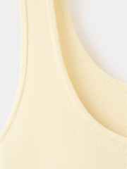 Mango Yellow Mixed Midi Dress - Image 6 of 7