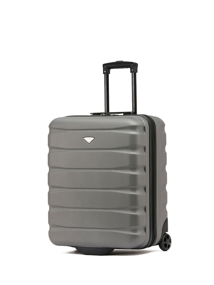 Flight Knight 56x45x25cm EasyJet Overhead 2 Wheel ABS Hard Case Cabin Carry On Hand Luggage - Image 1 of 9
