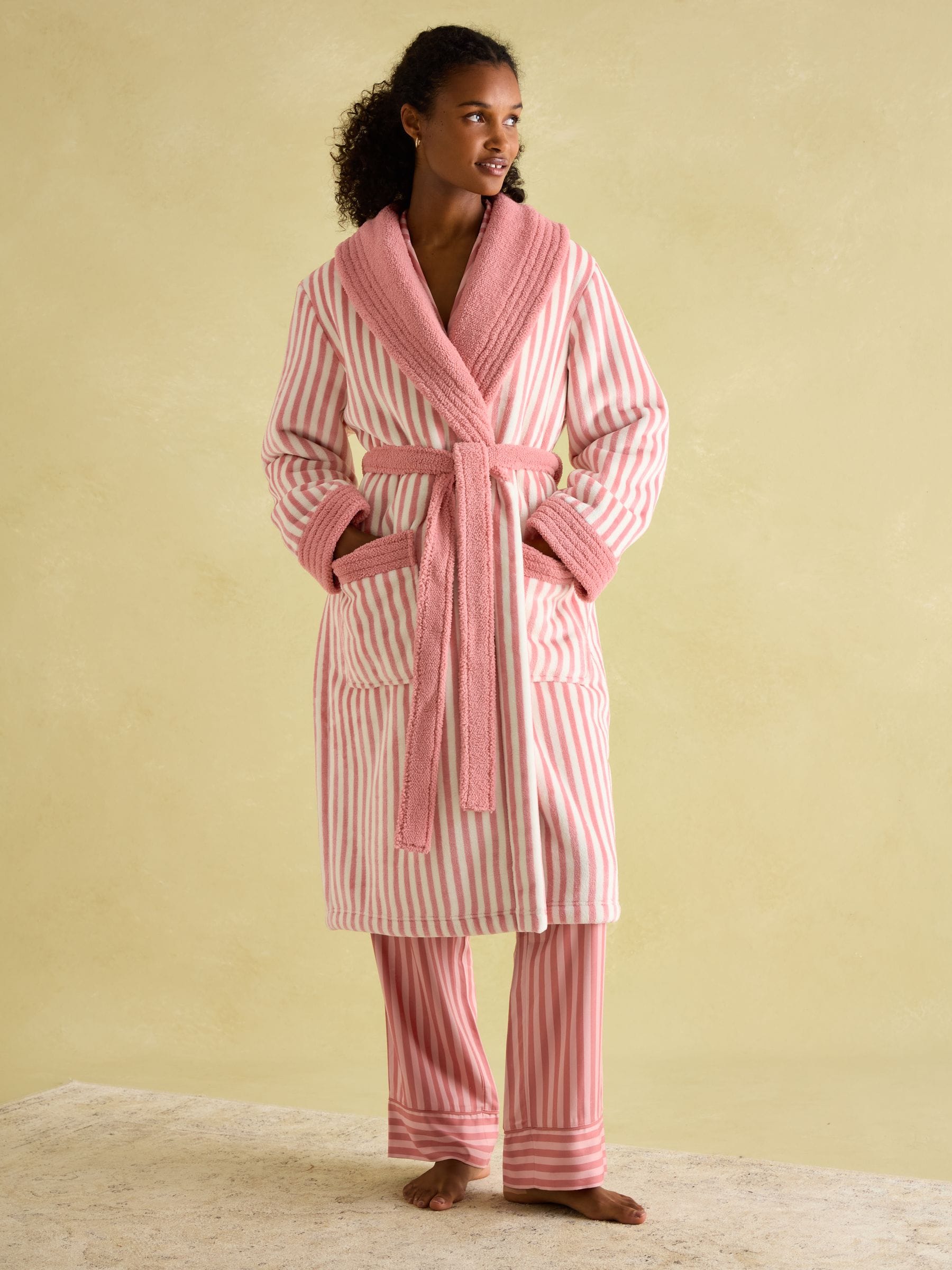 Joules dressing gown womens clearance