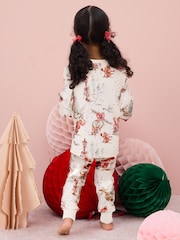 Cream Scene 100% Cotton Christmas Pyjamas (9mths-16yrs) - Image 4 of 10